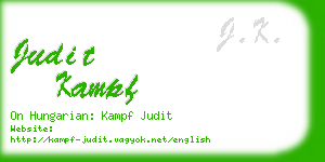 judit kampf business card
